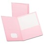 Oxford Twin-Pocket Folder, Embossed Leather Grain Paper, Pink, 25/Box (57568EE)~#|#~FDDA42FB-1FE3-4DC0-91A51735E684D3EF_sc7