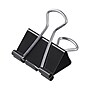 Universal Medium Binder Clips, 5/8" Capacity, 1 1/4" Wide, Black, 24 Per Pack~#|#~FDDCA86F-D0E4-4752-8A50F93D25FBAB9F_sc7