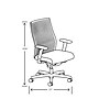 HON Ignition 2.0 Ergonomic Vinyl/ReActiv Swivel Task Chair, Basalt (HIWMRAKD.Y2.A.H.0S.SX23.BL.SB.T)~#|#~FDE573FC-FC95-4483-AB1616D3362F2F4F_sc7