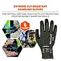 Ergodyne ProFlex 7070 Nitrile Coated Cut-Resistant Gloves, ANSI A7, Heat Resistant, Green, Small, 12 Pair (18032)~#|#~FDFF4D05-80A1-4AD6-9F51926A3E26051E_sc7
