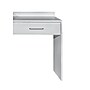 Viva Comfort 36'' H x 48" W Medical Cabinet with Left Sink and 24" Right Side Desk, 4 Doors, 2 Drawers, Gray (902-48LS-GRY-AO)~#|#~FE0B0DFE-2BF9-4EB7-B62B8B6BFAD86FC6_sc7