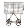 Storied Home 1-Section Rolling Laundry Basket, Metal, Grey (DE2757)~#|#~FE1B2447-30B0-459B-881743499F4C7868_sc7