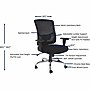 Lorell Ergonomic Fabric Managers Big & Tall Chair, 400 lb. Capacity, Black (LLR62625)~#|#~FE1D794C-73E8-4EF6-A3430048EC9085D9_sc7