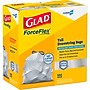 Glad ForceFlex Tall 13 Gallon Drawstring Kitchen Trash Bag, Grey, 100 Total Bags (70427)~#|#~FE296A80-7BE3-4BC8-8F8B6720B3CB4EE0_sc7