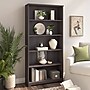 Bush Home Cabot Tall 5 Shelf Bookcase, Heather Gray (WC31766)~#|#~FE3590EB-D06A-4335-8A7ABD5BC4DC45C6_sc7