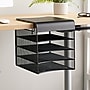 Safco Onyx 4-Compartment Hanging Steel Mesh Organizer, Black (SAF3242BL)~#|#~FE479BB1-1825-4C34-B4B3111A3A2662ED_sc7