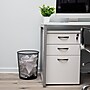 Mind Reader Metal Mesh Trash Can Without Lid, 4.4 Gallon, Black, 2/Pack (2CIRGA-BLK)~#|#~FE4D7635-DD5B-444B-9CCF85C018FBBF79_sc7