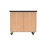 Diversified Woodcrafts Micro-Charge Station Wood Veneer Table with Storage (4741K)~#|#~FE632B76-A23E-4F5F-AC949B806E934072_sc7