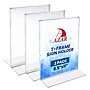 Azar 8.5" x 11" Sign Holder, Desktop/Countertop, Bottom Loading, Plastic, 3/Pack (152430-3PK)~#|#~FE68D0A2-9D50-49AF-800602DA2327FC6C_sc7