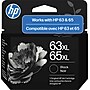 HP 63XL / 65XL Black High Yield Ink Cartridge, Prints Up to 300 Pages (B7RT5AN)~#|#~FE7AF641-B0FD-421F-AB6B90AA1C25E3BD_sc7