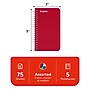 Staples Memo Pad, 4" x 6", College Ruled, Assorted Colors, 50 Sheets/Pad, 5 Pads/Pack (ST11494N)~#|#~FE7B5036-1582-4FC8-B9F61B9E3CA7891D_sc7