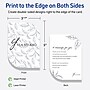 Avery Leaf Integrated Cards, Matte White, 30/Pack (19479398897)~#|#~FE8052C1-5082-43C0-9E841B2801555E3D_sc7