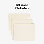 Smead Shelf-Master End Tab File Folder, Straight Cut, Letter Size, Manila, 100/Box (24111)~#|#~FEB41A16-555C-41A6-9969391727E4E00A_sc7