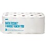 Perk™ Septic Safe Toilet Paper, 1-ply, White, 1000 Sheets/Roll, 20 Rolls/Pack (PK55153)~#|#~FECFE235-FF17-4458-BB826FDA80F39D9D_sc7