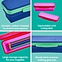 Lockermate By Bostitch Latch Pencil Pouch, Assorted Colors, 2/Pack (23122-PKNV-2PK)~#|#~FEE615A2-92CB-4A82-9B92EAF34A7EA006_sc7