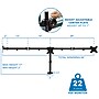 Mount-It! Adjustable Triple Monitor Mount, Up to 32", Black (MI-753XL)~#|#~FEE83D0B-3647-400F-880E2A5C2878E8D4_sc7