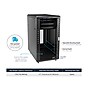StarTech 4-Post 18U Server Rack Cabinet, Lockable 19" Data Rack Cabinet for Computer (RK1836BKF)~#|#~FEFC71D6-7F46-4986-99FA9B4CBA3F2A90_sc7