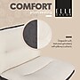 Elle Decor Ariana Criss Cross Armless Ergonomic Fabric Swivel Computer and Desk Chair, Cream (60121-CRM)~#|#~FF02D486-F2B5-409C-93FFD4980663388F_sc7