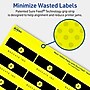 Avery Laser/Inkjet Rectangle Multipurpose Labels, 1-1/4" x 2-3/8", Neon Yellow, 720/Pack (94227)~#|#~FF037D11-0790-41C2-AA294280009E9058_sc7