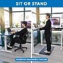 Mount-It! 63"W Electric Corner Adjustable Standing Desk, Black/White (MI-15016)~#|#~FF06D509-558D-40E8-86CF114D1D02F186_sc7