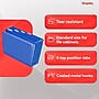 Staples Hanging File Folders, Letter Size, Blue, 5-Tab, 1/5-Cut Tabs, Includes Tabs & Inserts - 25/Pack~#|#~FF085378-553B-4ACC-95BA9B9B674313A2_sc7