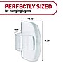 Command Small Cord & Light Clips, Clear, 16/Pack (17017CLR-AWES)~#|#~FF0EF93A-000D-49D0-B617909ED675CC08_sc7