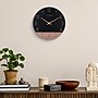 La Crosse Clock 12" Dark Sierra Wood Analog Quartz Wall Clock (404-3630C)~#|#~FF1F9E5E-76FE-47E7-99447DF5E3089834_sc7