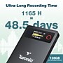 Turonic L813 AI Recorder Pro Digital Voice Recorder, 128GB, Black~#|#~FF290044-707C-43ED-8C6D460F3BB53DA5_sc7