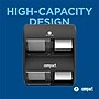 Georgia-Pacific Compact Quad 4-Roll Coreless Toilet Paper Dispenser, Black (56744B)~#|#~FF295318-DFD8-44D0-BDCAA4044D0066ED_sc7