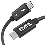 Plugable Thunderbolt 5 3.3ft USB-C to USB-C Cable, Male to Male, Black (TBT5-240W1M)~#|#~FF2B12A5-E859-423A-B418880843A3FA42_sc7