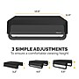 Fellowes Breyta Adjustable Monitor Stand, Black (100098502)~#|#~FF395694-9F16-4168-89D1A73C24EFBF31_sc7