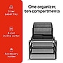 TRU RED™ All-In-One 10-Compartment Wire Mesh Compartment Storage, Matte Black (TR57530)~#|#~FF475A14-A205-4827-A2782B39BDB4440A_sc7