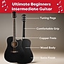 Hey! Play! 41" Acoustic Guitar, Black (80-TT0079-BK)~#|#~FF4CD4AA-7828-4200-8A950305A9F48C91_sc7