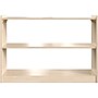 Flash Furniture Bright Beginnings 2-Section Open Storage Unit, 24.5"H x 47.25"W x 11.75"D, Brown (MK-ME088030-GG)~#|#~FF57EC74-DAB9-4653-A46E03291808767C_sc7