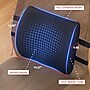 Staples Ergonomic Memory Foam Back Cushion, Black (ST63335)~#|#~FF8880D4-A1FB-4DD6-9BF26FF68D7A335D_sc7