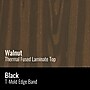 Correll 72"W x 24"D Training Room Table, Laminate, Walnut (ST2472TF-01)~#|#~FF930A24-ED79-4344-907354A7B206EB3E_sc7