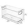 iDESIGN Stackable Plastic Storage Bin, Clear (63799)~#|#~FFC97E2F-B22A-4670-9573FA69BA102237_sc7
