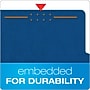 Pendaflex Pressboard Classification Folder, 1-Dividers, 1 3/4" Expansion, Letter Size, Dark Blue, 10/Box (23732P)~#|#~FFD7C8AA-4903-4B26-B4447AAF96E45F9E_sc7