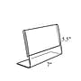 Azar Sign Holder, 7" x 5.5", Horizontal, Table Top, Clear, Acrylic, 10/Pack (112721)~#|#~m000008503_sc7