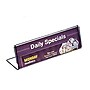 Azar Sign Holder, 8.5" x 2.5", Horizontal, Table Top, Clear, Acrylic, 10/Pack (112760)~#|#~m000008516_sc7
