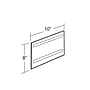 Azar Sign Holder, 10" x 8", Horizontal, Wall Mounted, Clear, Acrylic, 10/Pack (122026)~#|#~m000008551_sc7