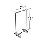 Azar Sign Holder, 7" x 11", Table Top, Clear, Acrylic, 10/Pack (132716)~#|#~m000008563_sc7