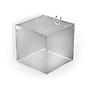 Azar Displays 6" Cube Bin for Pegboard or Slatwall, 4/Pack (556109)~#|#~m000009195_sc7