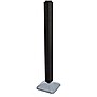 Azar 48" x 4" Standard 4-Sided Interlocking Pegboard Display Tower, Black (700225-BLK)~#|#~m000009478_sc7
