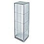 Azar 60" x 16" 4-Sided Pegboard Spinner Floor Display, Clear (700405-CLR)~#|#~m000009568_sc7