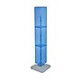 Azar 60" x 8" Interlocking Pegboard Floor Display, Blue (703389-BLU)~#|#~m000009882_sc7