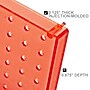 Azar® 20"(H) x 8"(W) Pegboard 1-Sided Wall Panel, Translucent Red, 2/Pack~#|#~m000009944_sc7