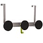 Alba Stylish Over the Door Coat Triple Hook, Silver~#|#~m000032173_sc7