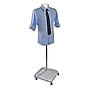 Azar Displays 60" Plastic Male Bust on Wheeled Plastic Base, White (900500-WHT)~#|#~m000049875_sc7