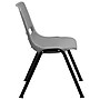 Flash Furniture HERCULES Ergonomic Shell Stack Chairs, Gray, 30/Pack~#|#~m000050969_sc7